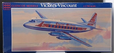 GLENCOE MODELS - VICKERS VISCOUNT - 1:96 - 1989 VINTAGE - KIT# 05501
