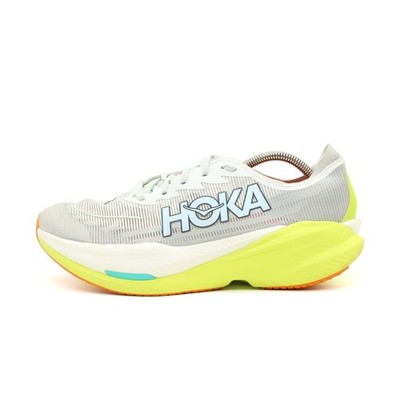Hoka One Herren Mach X 2 Sportschuh Light Citron/Weiß Niedrig Laufschuhe EU 44 
