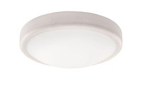 Led Deckenleuchte Weiß Holz Glas Rund Flach Fernly Schlafzimmer Wohnzimmer Lampe