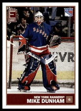 2003-04 Pacific Exhibit Blue Backs Mike Dunham 221/275 New York Rangers #97
