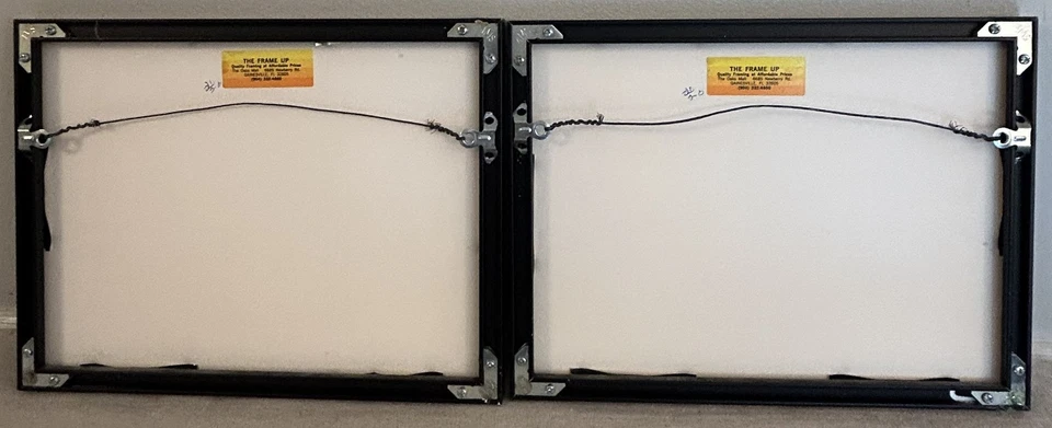 ARTE DE PARED IMPRESIÓN ACUARELA VINTAGE ENMARCADO PARIS MOULIN ROUGE & NOTRE DAME Foto 2 de 4