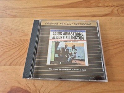 24 Kt Gold MFSL CD Louis Armstrong Duke Ellington Recording Together For The...