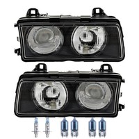 Scheinwerfer Set Halogen H1 FüR BMW 3Er Cabriolet Coupe Inklusive Lampen