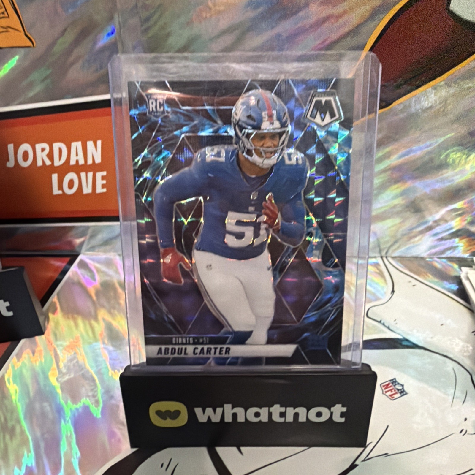 2025 Mosaic NFL - Abdul Carter RC #317 - Genesis SSP - New York Giants B1-6