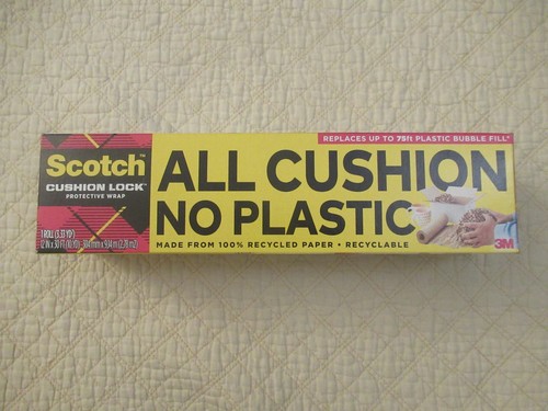 Scotch Cushion Lock Protective Wrap (1 Roll) (12in x 30ft) (Eco-Friendly)