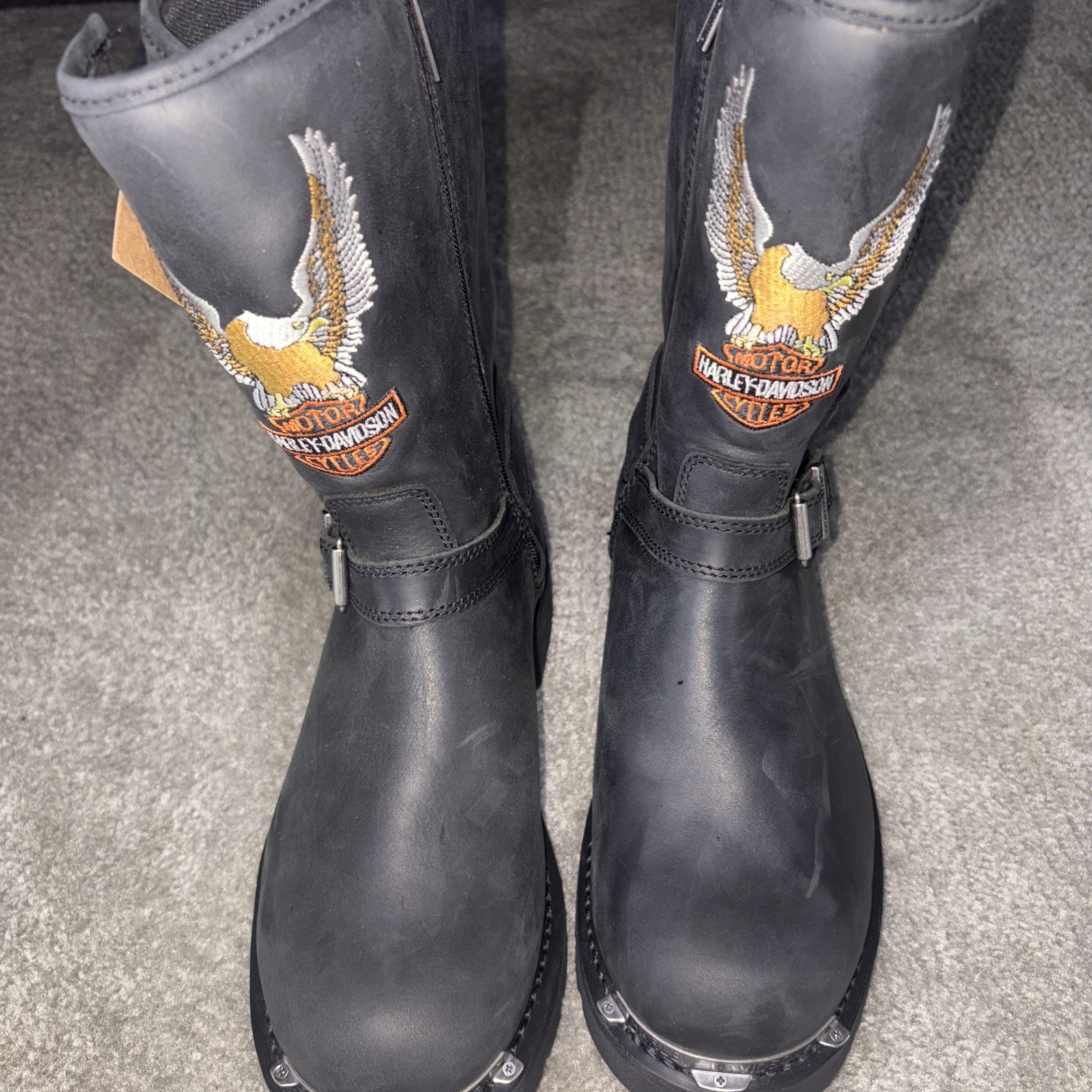 Harley-Davidson Women’s Corley 10-Inch Motorcycle Boots Black D87305 Size 11 NWT image 7