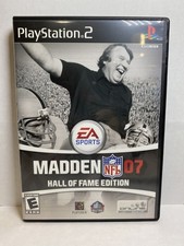 Madden NFL 07 Hall of Fame Edition - Sony PS2 Playstation 2 Tested Free Shipping
