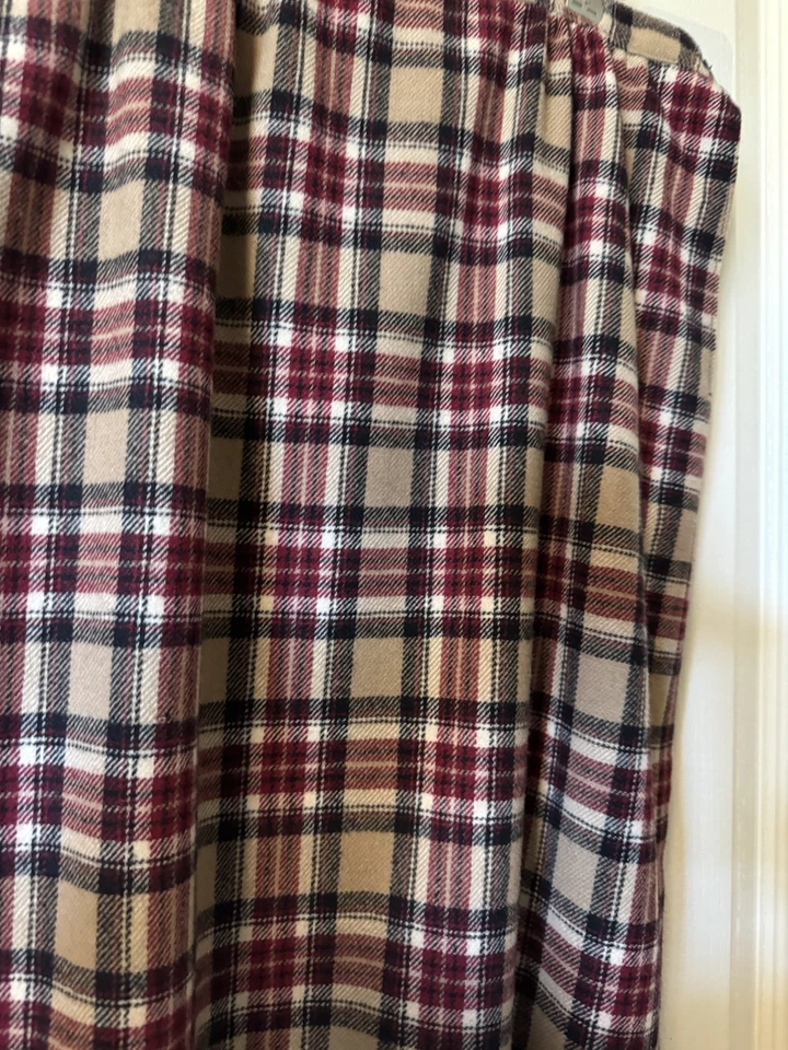 Falda lápiz de lana Pendleton vintage años 90 talla 6 espalda roja tostada espalda abertura carrera Foto 3 de 4