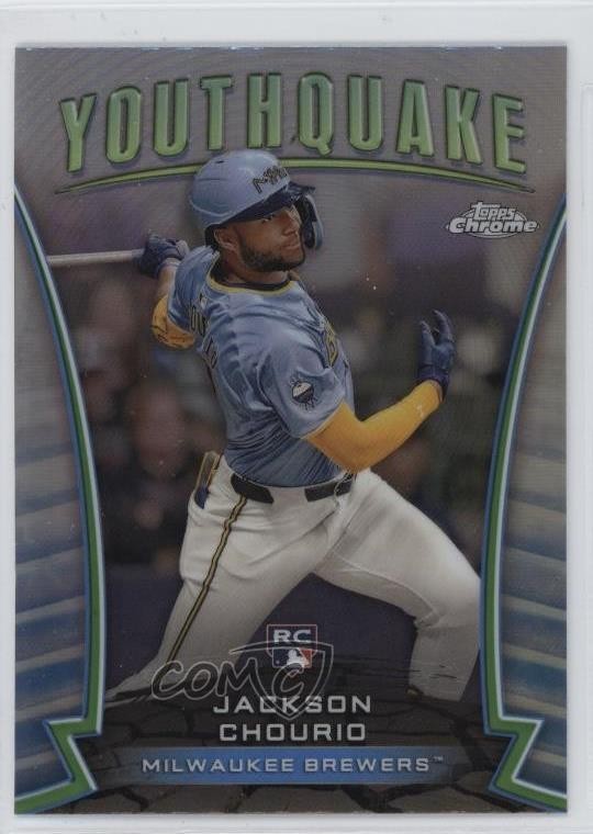 2024 Topps Chrome Update Youthquake Jackson Chourio #YQ-61 Rookie RC 1o1b