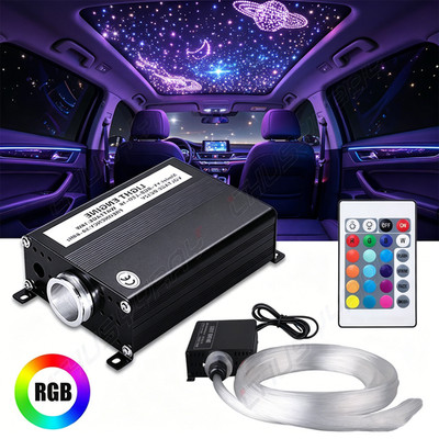 300PC Fiber Optic Car Home Headliner Star Light Kit Roof Twinkle Ceiling Light