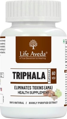 Life Aveda Premium Triphala Capsules, 60 Capsules