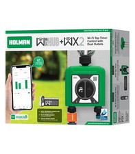 Holman WX2 Wi-Fi Tap Timer & Hub - 2 Zone Smartphone App Control Water Irrigatio