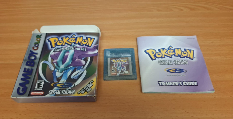 Pokemon Crystal Nintendo Game Boy Color Boxed with Manual