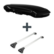 Dachbox Thule Motion 3 XL Low + Dachträger Menabo für VW Bora Variant 1J6 NP