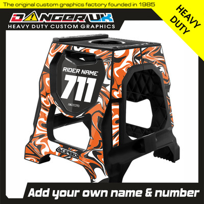 ACERBIS 711 FAHRRADSTÄNDER INDIVIDUELLE AUFKLEBER GRAFIK DECALS MOTOCROSS MX NAME NUMMER