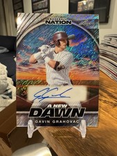 2025 Leaf Baseball Nation Gavin Grahovac Prospect Auto RC #/15