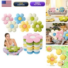 Sratte 6 Pcs Flower Shaped Pillow Daisy Cushions 19.69 Inch