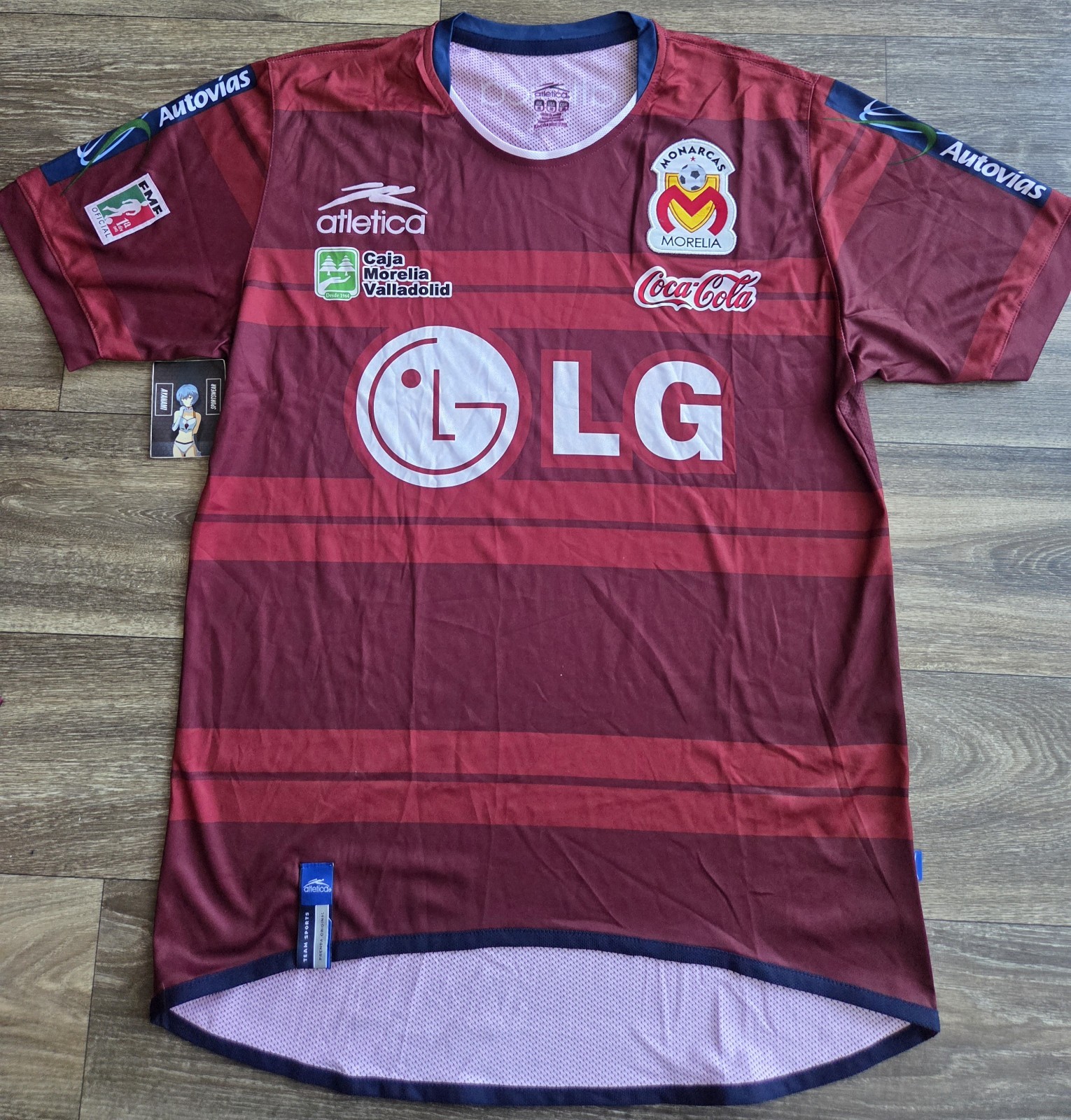 NWOT Atletica Monarcas Morelia 06/07 Away Futbol Soccer Jersey Mens Size Medium 