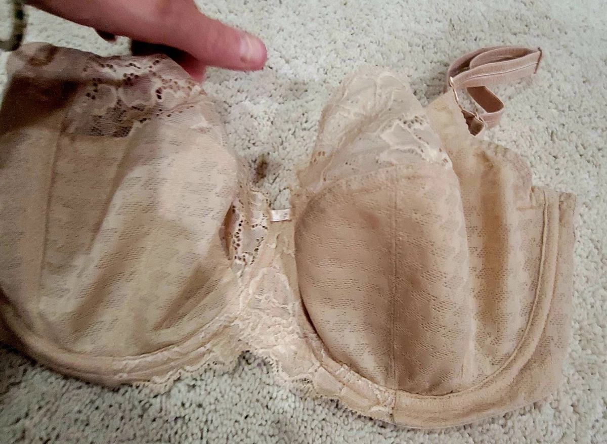 Panache Envy Beige Lace Underwire Balconette Bra Style 7285 SZ UK 34F