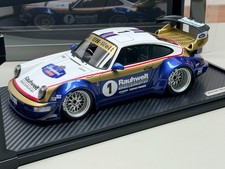 ignition model 1/18 Porsche RWB 964 White IG2462 w/ Tracking for