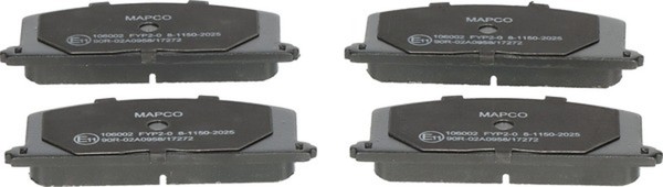 Bremsbelagsatz Scheibenbremse Mapco 106002 FüR Toyota Corolla Liftback Carina 4-image