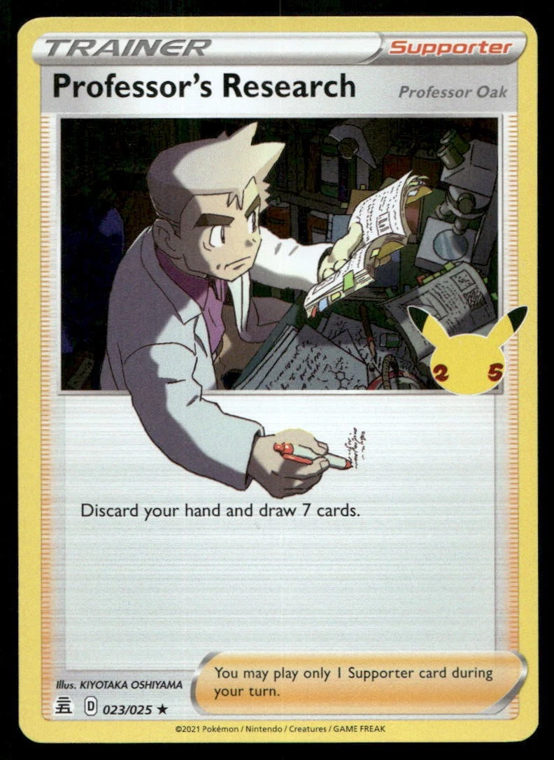 professor research pokemon card price Professor's Research [Professor Oak] Pokémon TCG Cards for sale