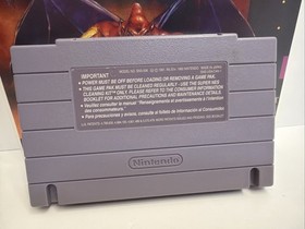 Demon's Crest Super Nintendo Game SNES Authentic +Collector Case