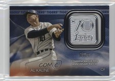 2021 Topps 70th Anniversary Manufactured Logo Series 2 Blue Al Kaline Patch 06l3