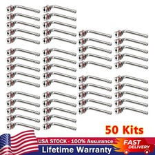 50 Kits New Tr545d Truck Tire Valve Stems For New 22.5 24.5 Alcoa Aluminum 50 Kits New Tr545d Truck Tire Valve Stems For New 22.5 24.5 Alcoa Aluminum