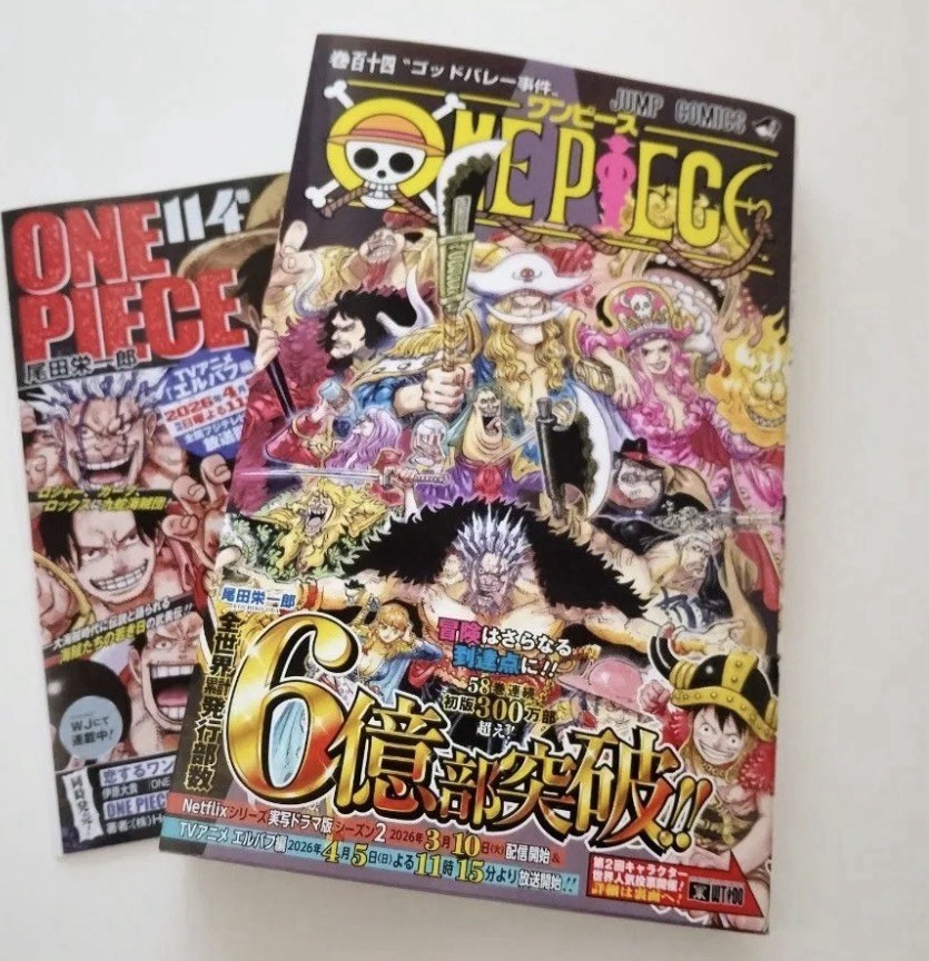 ONE PIECE Vol.114 Primera Edición con Obi Eiichiro Oda Manga Japonés Shueisha