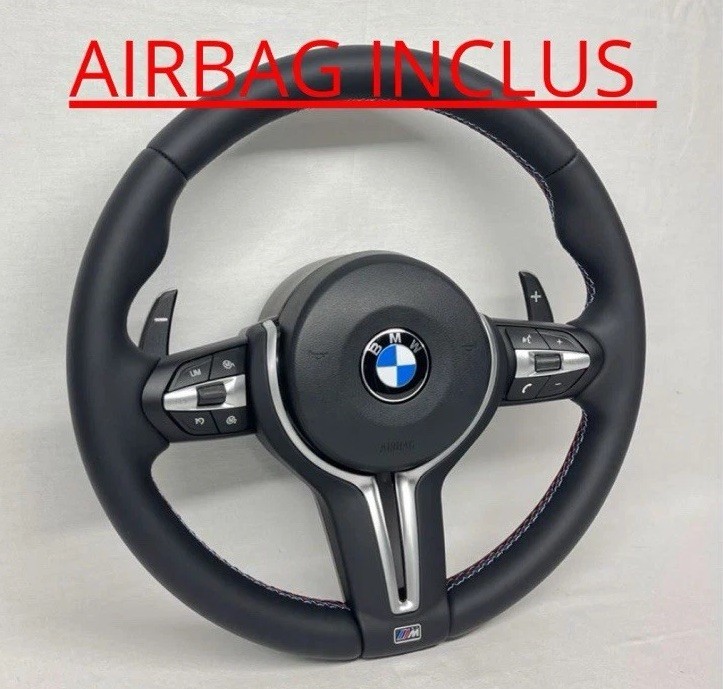 Volant BMW M Sport cuir pour remplacer votre volant usé F10 F12 F90