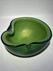 BARBINI MURANO GLASS BOWL ASHTRAY GEODE MID CENTURY MODERN SOMMERSO MCM VINTAGE