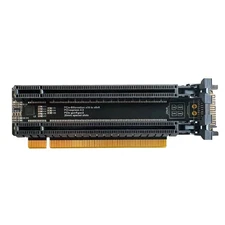 1Pc Computer Expansion Card PCIE X16 4.0 Gen4 Gen3 X16 to X8X8 SATA Interface