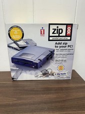 Iomega Zip 100 External Drive For PC Parallel Port 10012 Zip Drive Brand New