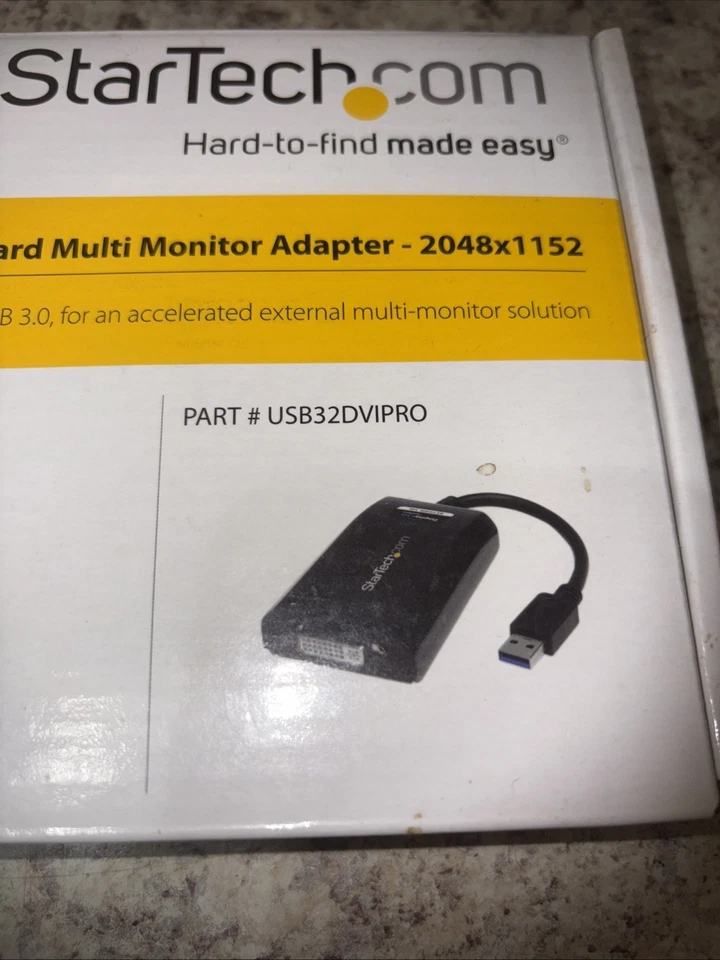 StarTech USB32DVIPRO USB 3.0 to DVI External Video Card Multi Monitor Adapter - Image 3 of 4