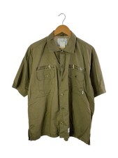 WTAPS short sleeve shirt 2 cotton KHK plain 231BRDT SHM03