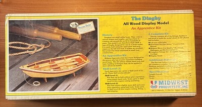 Midwest Products ''The Dinghy'' All Wood Display Model Kit #950 NIB               