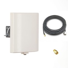Directional WiFi Antenna Long Range Outdoor 2.4G 5GHz Panel White