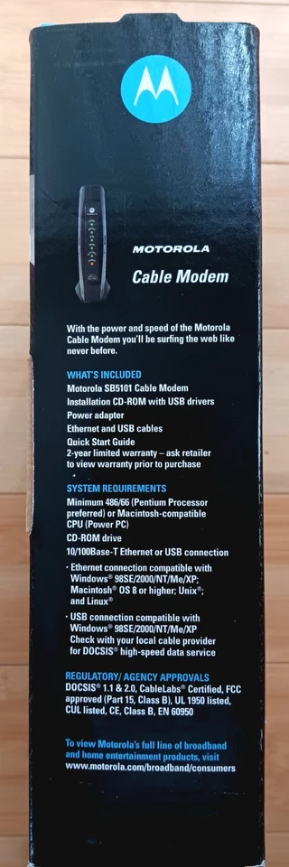 Motorola SURFboard SB5101 Cable Modem (Factory sealed) - Image 4 of 4