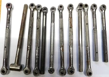 12 Pc Hi Lok Roller Ratchet Lot for Parts or Repair Aircraft Tools