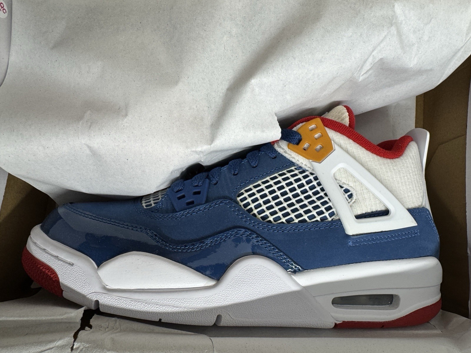 Nike Air Jordan 4 Retro Size 7 GS/8.5Women Messy Room French Blue DR6952 400