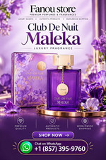 Armaf Club De Nuit Maleka Luxury Fragrance, Regular Size 3.4 fl oz New Box