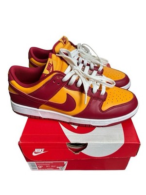 Nike Dunk Low  Midas Gold Tough Red White Yellow USC (DD1391-701) Sz 9.5