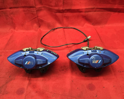 BMW 235 335 340 M3 M4 REAR LEFT & RIGHT BRAKE CALIPER SET BREMBO M SPORT BLUE