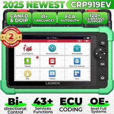 2025 LAUNCH CRP919 EV Diagnostic Scanner Tool Bidirectional ECU Coding For EV's