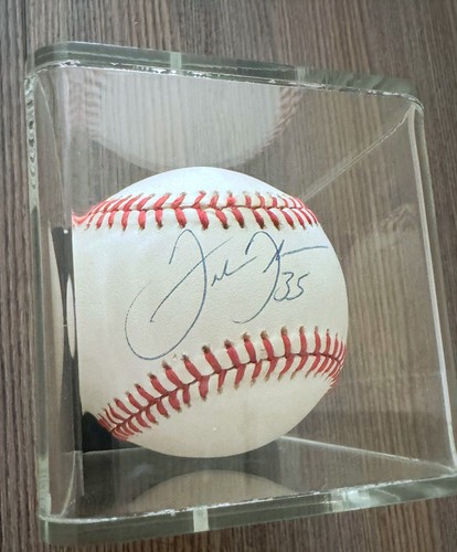 Frank Thomas Autographed Baseball - JSA 8 - L.O.A. & Case - Sweet Spot - Signed - Picture 2 of 5