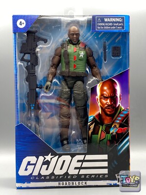 Hasbro G.I. Joe Classified Series Roadblock # 01 Action Figure Age 4+
