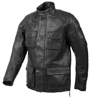 Rukka R.S. Zoorace Corium+ Platinum Jacket black Gr. 50 Motorradjacke Lederjacke