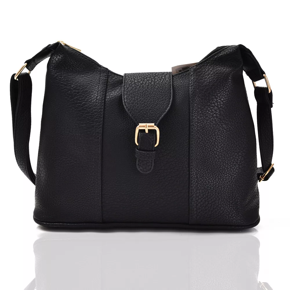 New womens faux leather fashion messenger handbag lady shoulder bag totes purse sale