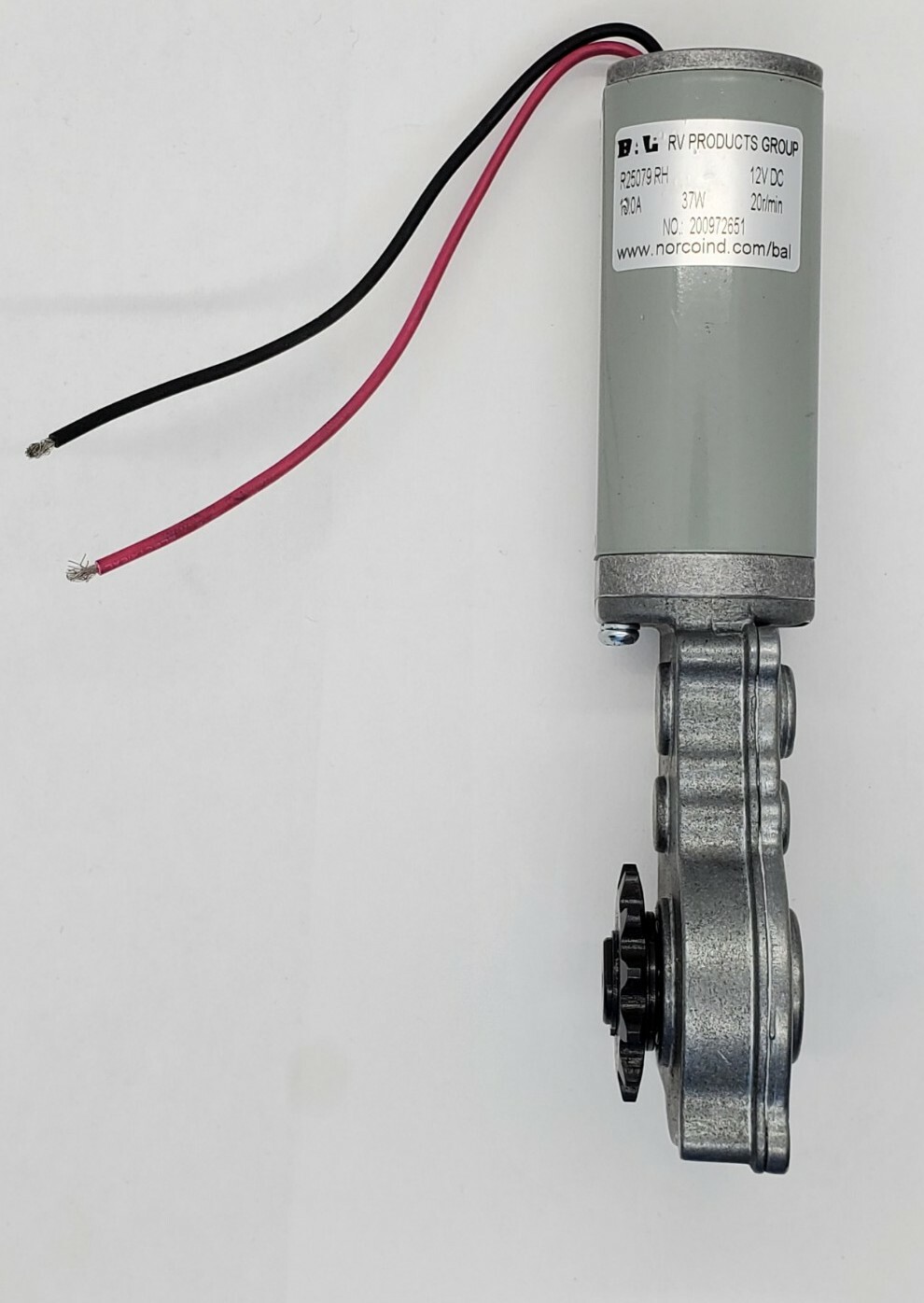 NORCO BAL R25079RH 12VDC 37W 10.0A 20R/MIN MOTOR *S60 eBay